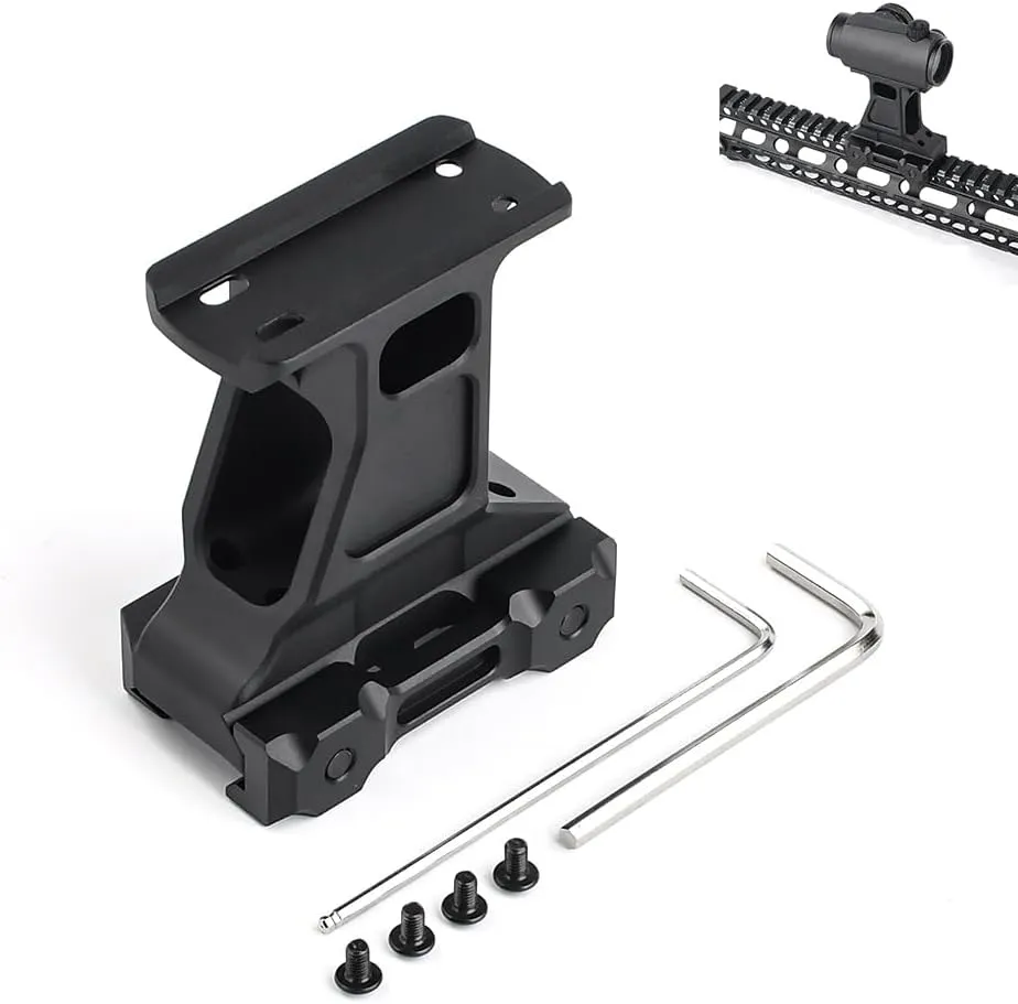 Tactical Red Dot Riser Mount, Metal Picatinny Riser Scope Adapter Mount for T1 T2 Optic Sight, 2.91" Optic Centerline Optic Riser, Fit for 20mm Picatinny Rail