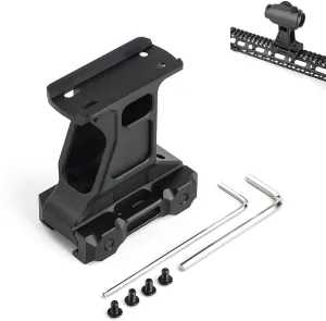 Tactical Red Dot Riser Mount, Metal Picatinny Riser Scope Adapter Mount for T1 T2 Optic Sight, 2.91" Optic Centerline Optic Riser, Fit for 20mm Picatinny Rail