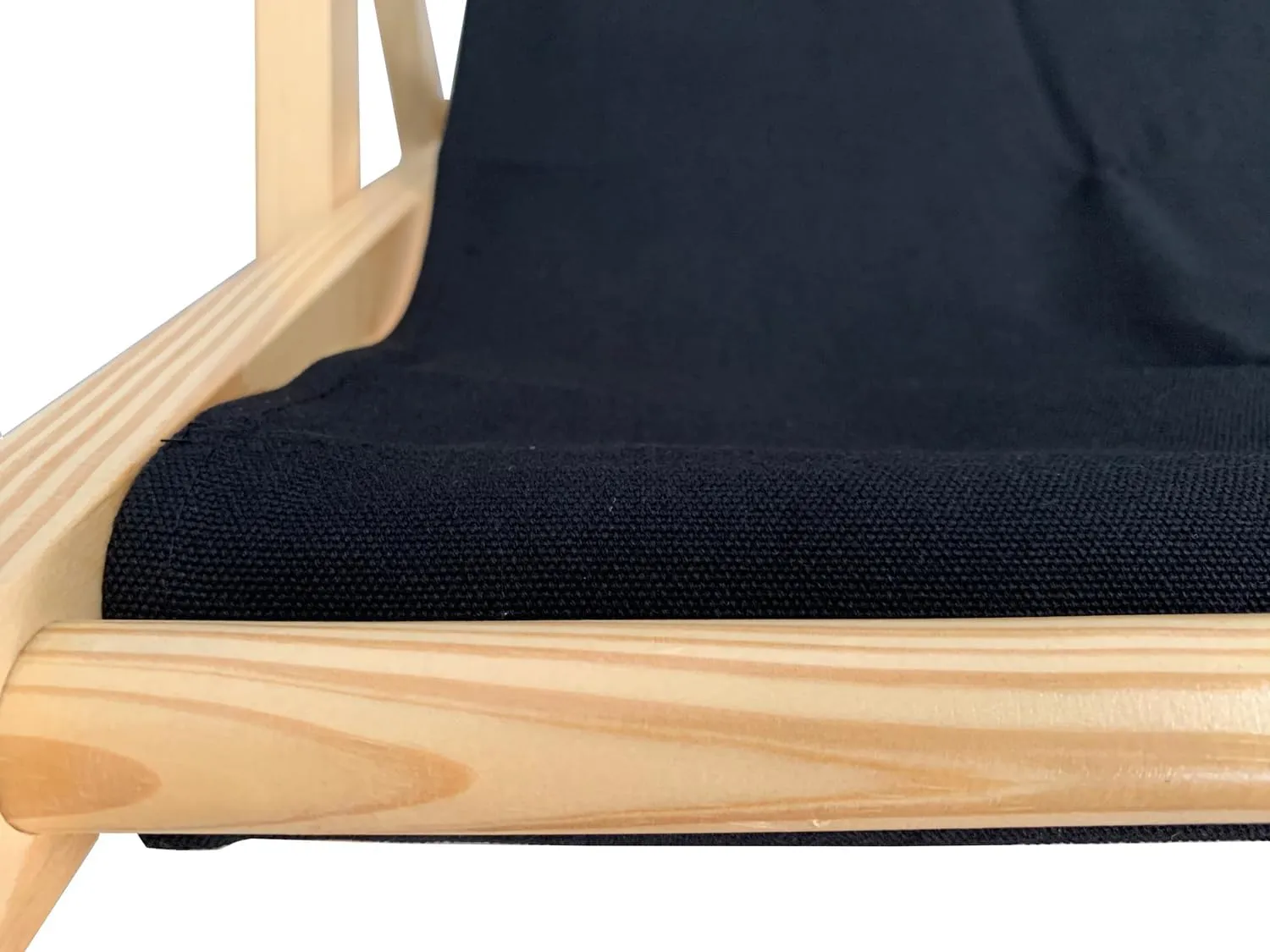TBACW Replacement Canvas Replacement Cloth for Patio Lounge Chair Beach Sling Chair Reclining Beach Chair-No Wooden Frame-Only Replacement Canvas(Black)
