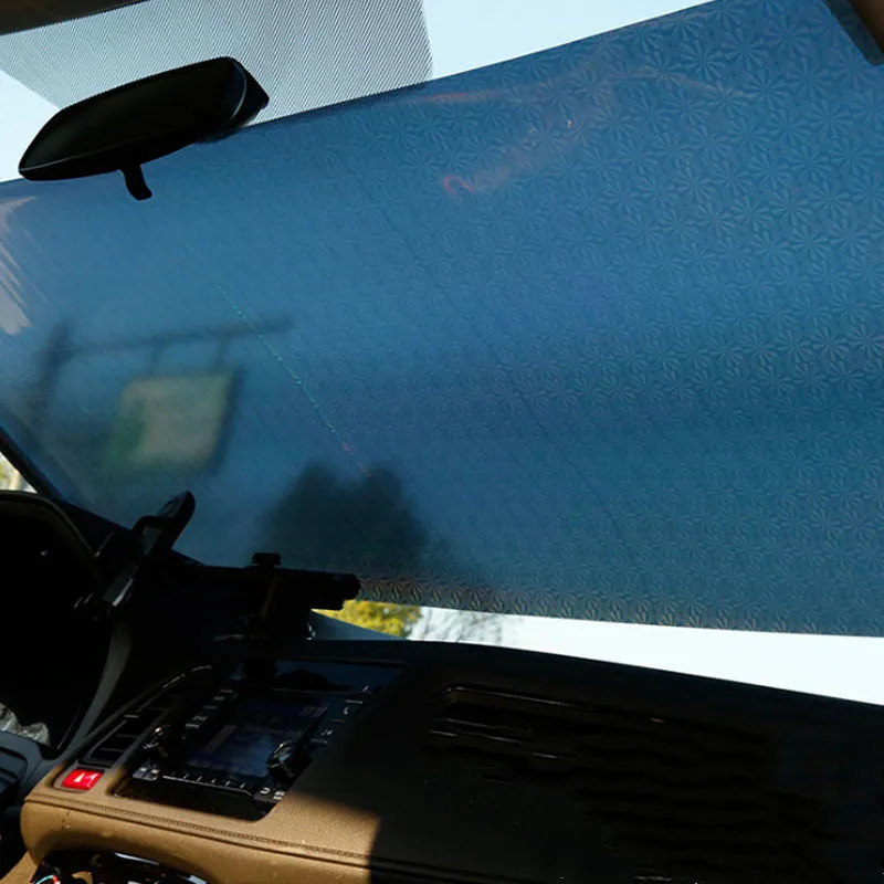 Telescopic Auto Sun Shade - Retractable Design