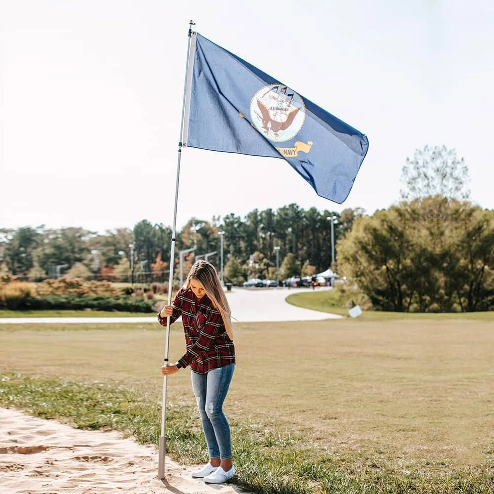 Telescoping Aluminum Portable Flagpole