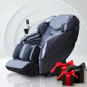 Titan Rejūv 4D l Black l Full Body Massage Chair l SL Track l Intelligent Health Detection l Ai Series l Voice Recognition l Soothing Heating Therapy l Zero Gravity Reclining l Space Saving
