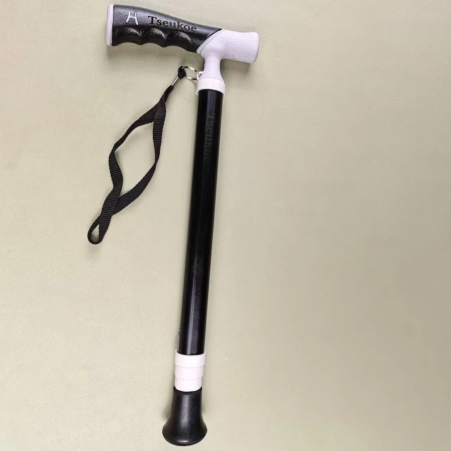 Titanium Alloy Hiking Trekking Stick Portable Blind Walking Stick, Anti-Slip Telescopic Hiking Stick Climbing Equipment Lightweight Walking Stick - All-Terrain Hiking Stick