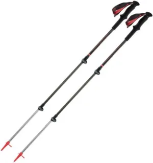 Trekking Poles for Hiking – 2 Pack Ultralight Carbon Fiber Adjustable Walking Sticks with Cork Grip Shock Absorbing Quick Lock Collapsible for Hiking Camping Backpacking