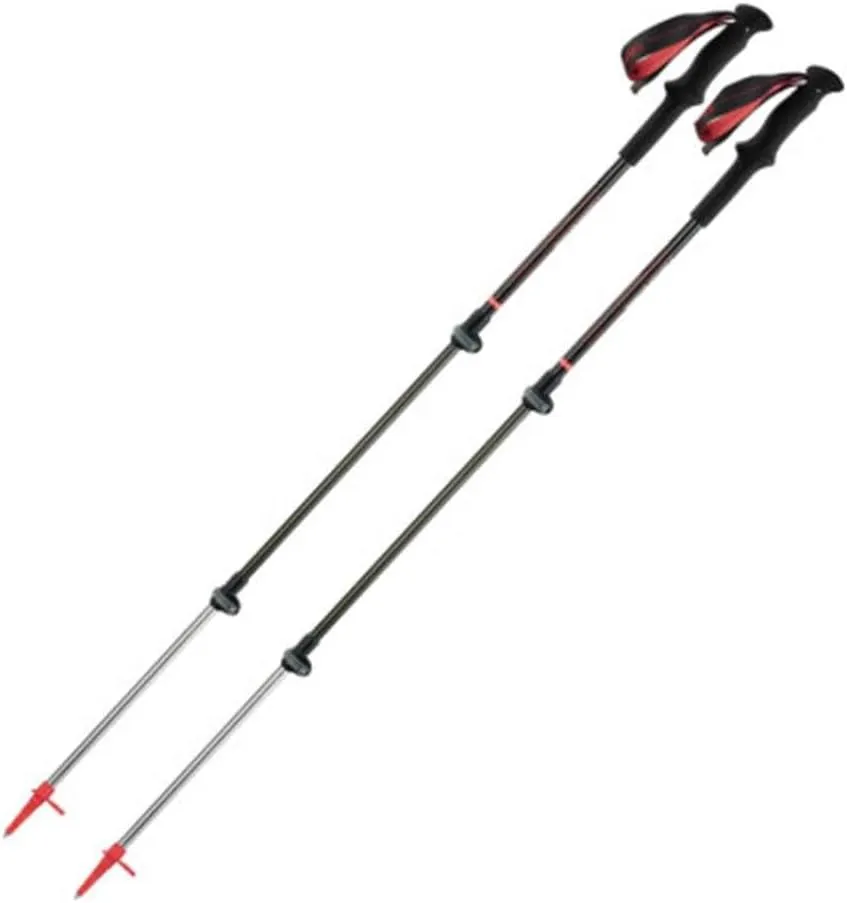 Trekking Poles for Hiking – 2 Pack Ultralight Carbon Fiber Adjustable Walking Sticks with Cork Grip Shock Absorbing Quick Lock Collapsible for Hiking Camping Backpacking