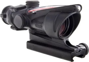 Trijicon Acog 4 X 32 Scope Dual Illuminated Chevron .223 Ballistic Reticle, Black