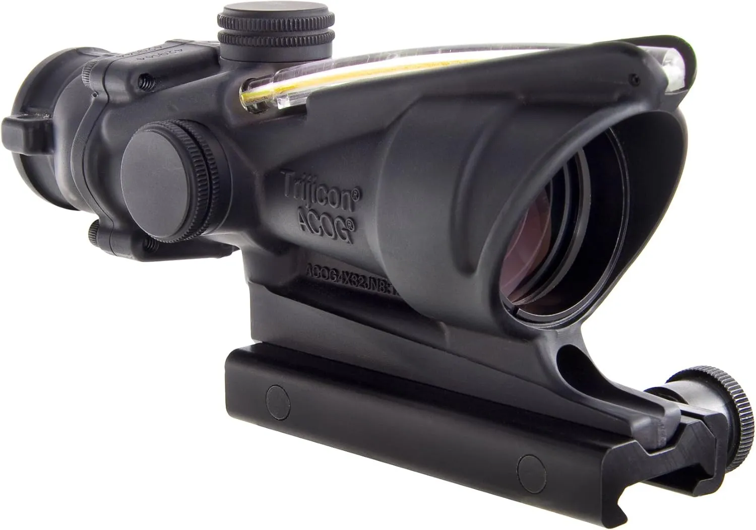 Trijicon ACOG 4 X 32 Scope Dual Illuminated Horseshoe Dot .223 Ballistic Reticle, Amber