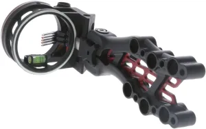 TRUGLO Carbon Hybrid 5-Pin Durable Ultra-Lightweight Carbon / Aluminum Archery Bow Sight with Large Circular Field of View - for Right & Left-Handed Shooters - Standard Adjustment