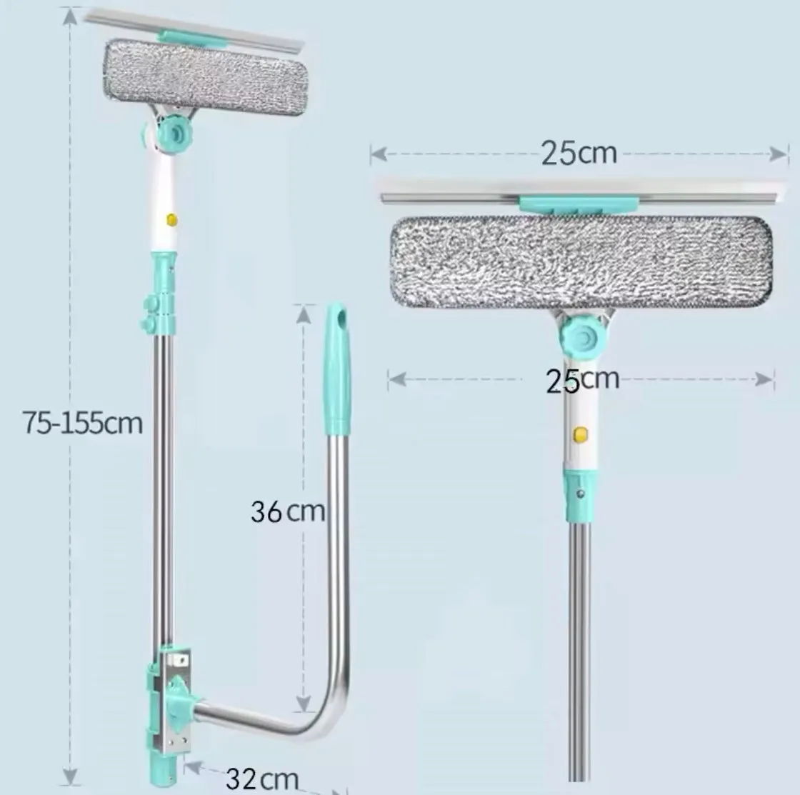 U-Shaped Window Glass Cleaner