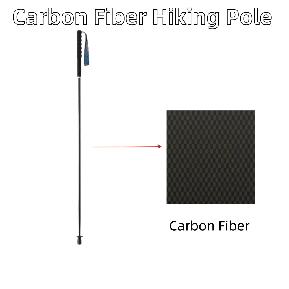 Ultra Lightweight Foldable Carbon Fiber Trekking Poles: Hiking and Walking Sticks for Mountain Climbing