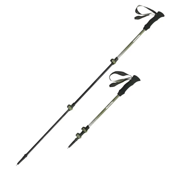 Ultralight 3K Carbon Fiber Telescopic Hiking Stick: 3-Section Pole