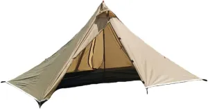 Ultralight Tent, Double Layers Trekker Pole Tent, Backpacking Tent for 1 Person Camping, Trekking, Climbing, Hiking