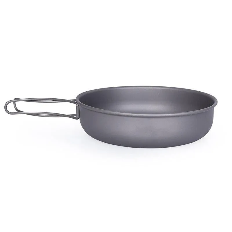 Ultralight Titanium Camping Frying Pan