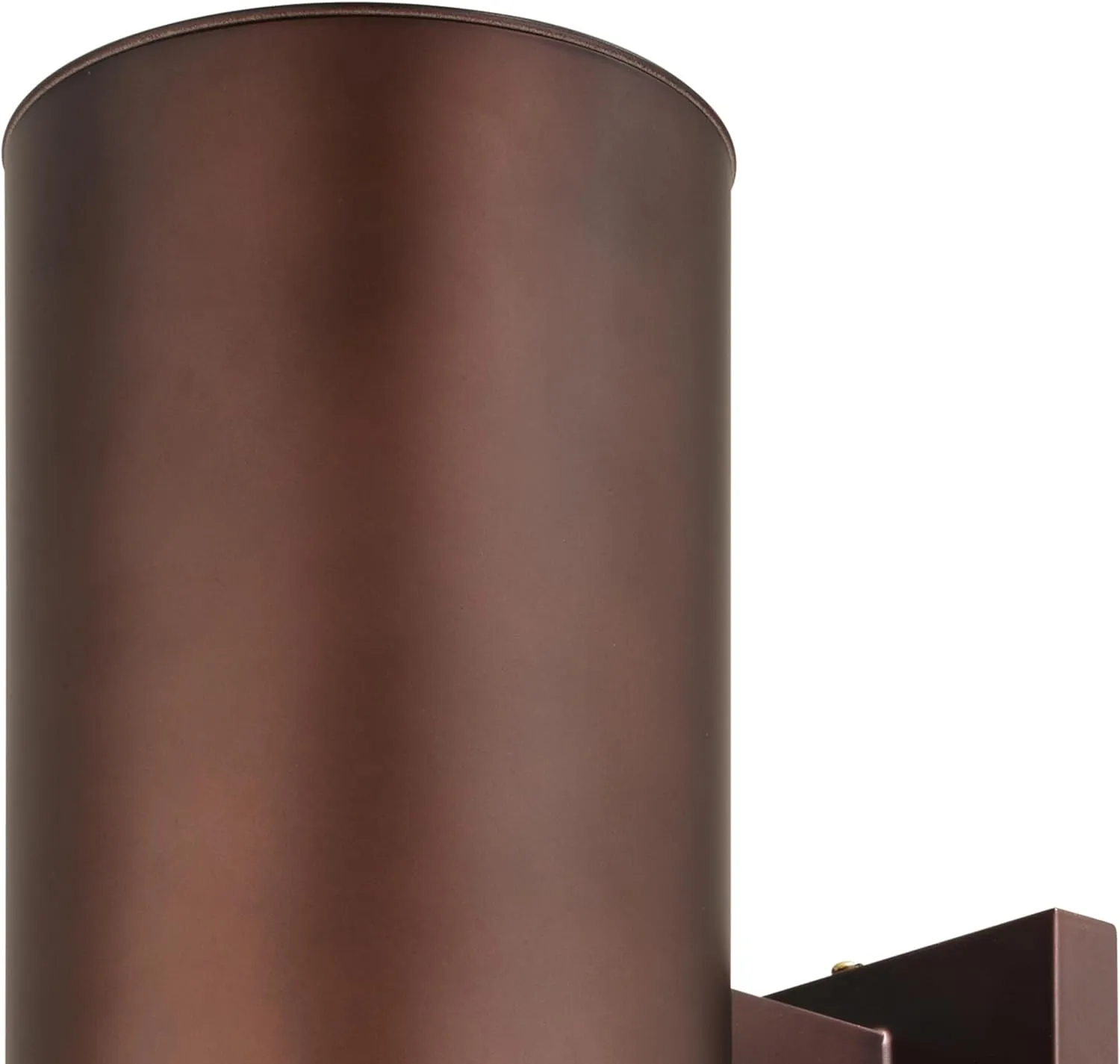 VAXCEL Chiasso Modern Outdoor Porch Light, 5" W x 14.25" H 2-Light Bronze Cylinder Wall Sconce, Waterproof Up and Down Wall Light for Porch, Patio, Deck, or Front Door
