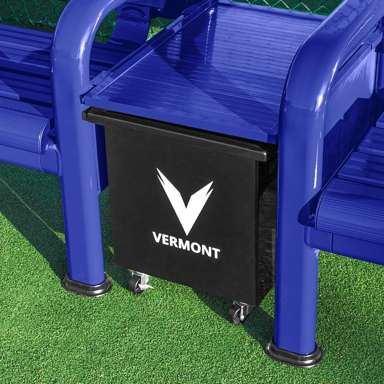 VERMONT Tennis Court Bench & Table Set | Heavy-Duty Aluminum Sport Benches | Optional Canopy & Storage – Weatherproof Seating for Tennis & Multi-Sport