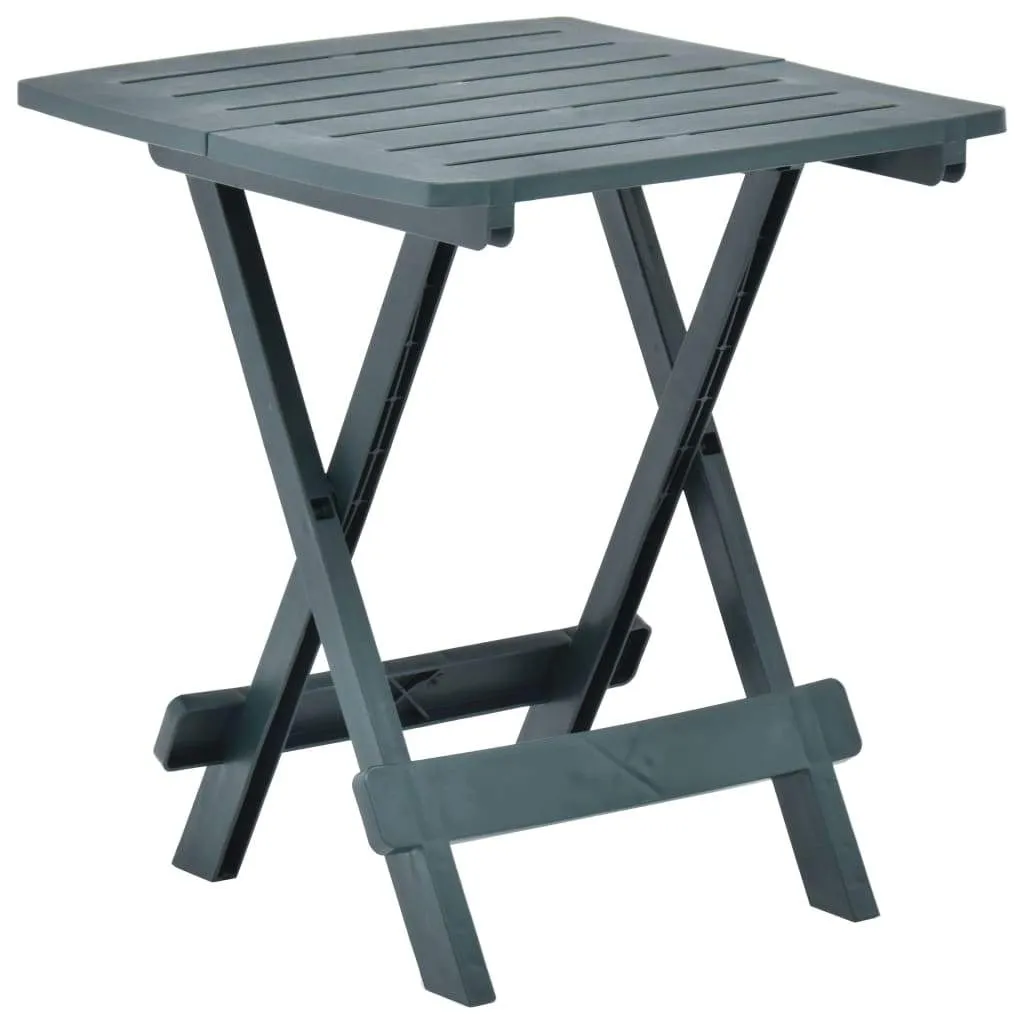 vidaXL Folding Garden Table Plastic Outdoor Patio Dining Dinner Multi Colors
