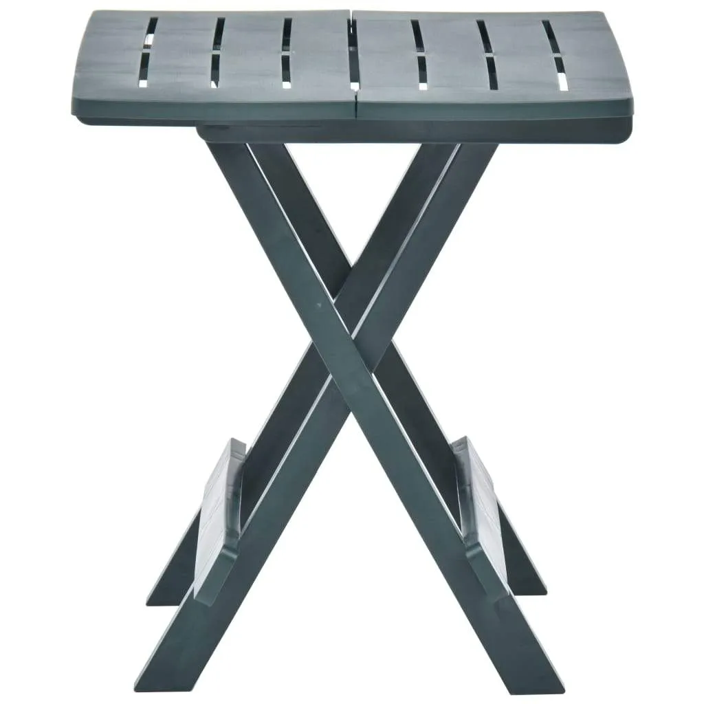 vidaXL Folding Garden Table Plastic Outdoor Patio Dining Dinner Multi Colors