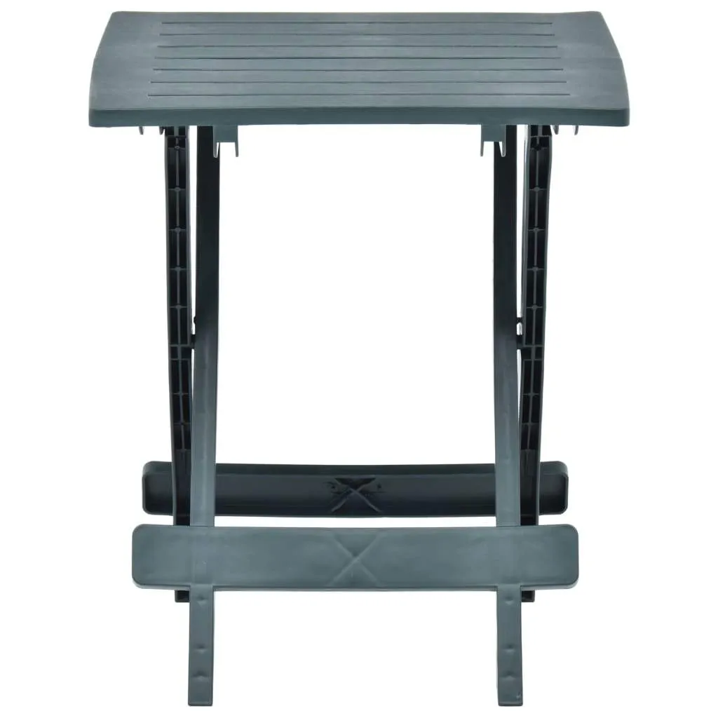 vidaXL Folding Garden Table Plastic Outdoor Patio Dining Dinner Multi Colors