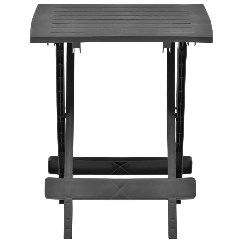 vidaXL Folding Garden Table Plastic Outdoor Patio Dining Dinner Multi Colors