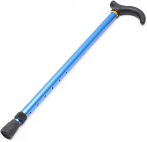 Walking Cane Adjustable Walking Stick Cane 2 Section Stable Anti Shock Cane Crutch for Old Man Hiking Trekking Poles Cane Walking Stick