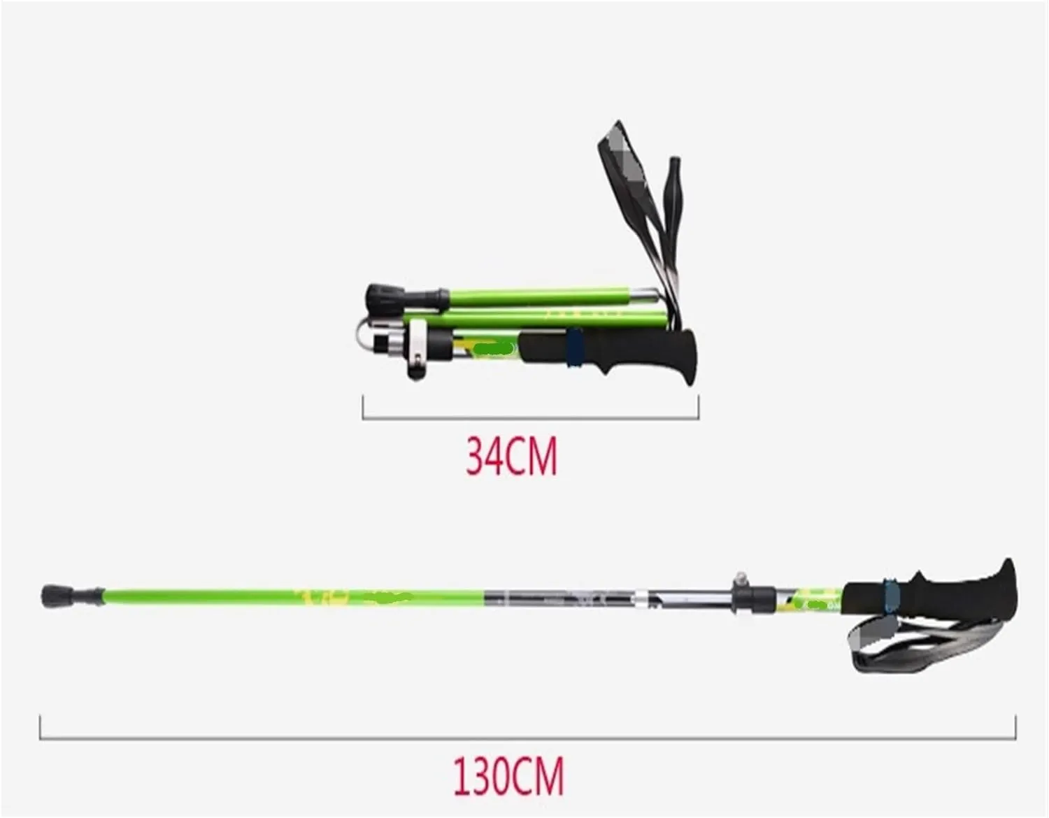 Walking Stick Hiking Poles Lightweight Trekking Poles Carbon Fiber Walking Sticks Strong Hiking Poles for Backpacking Hiking Gear Trekking Poles