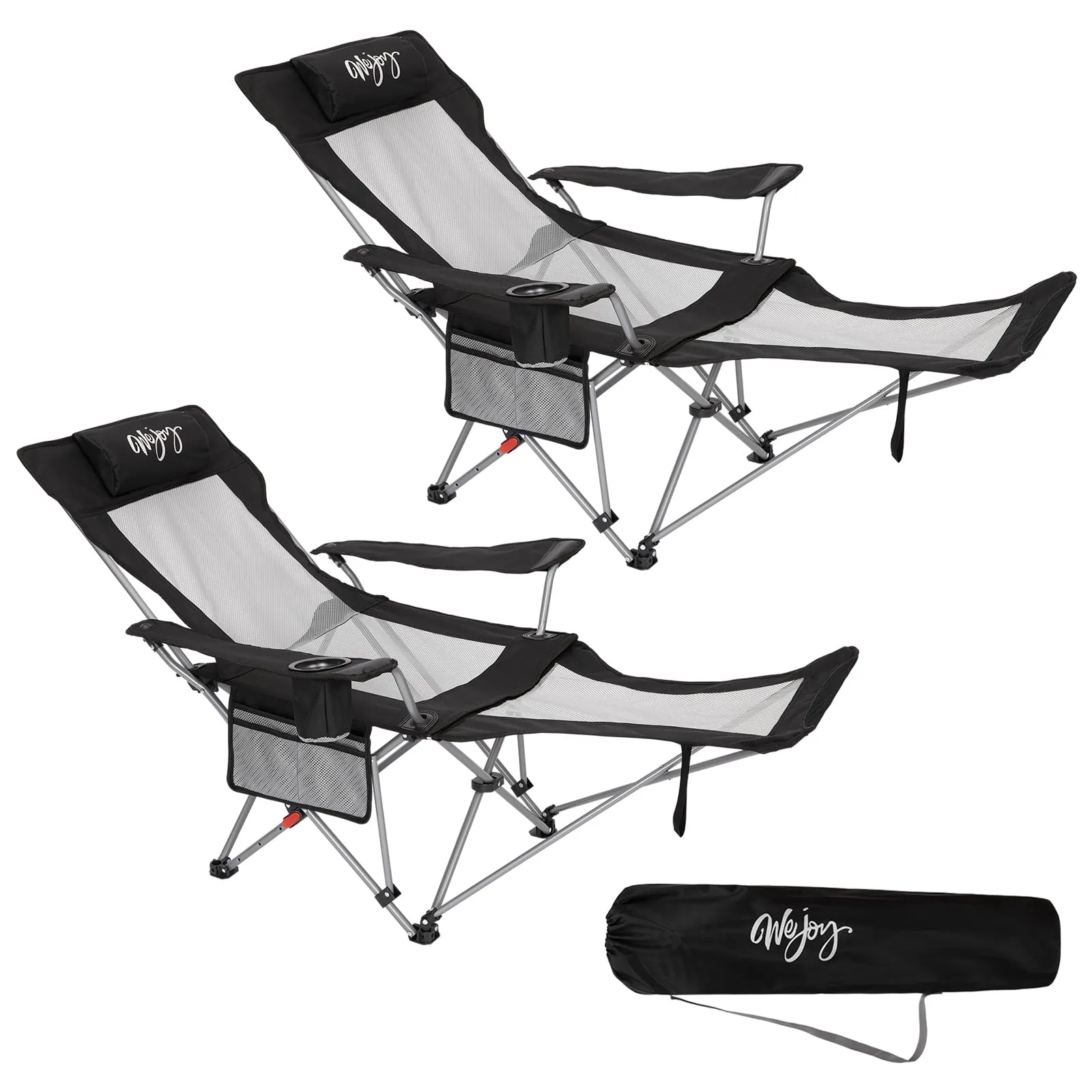 WEJOY 4-Position Reclining Camp Chair