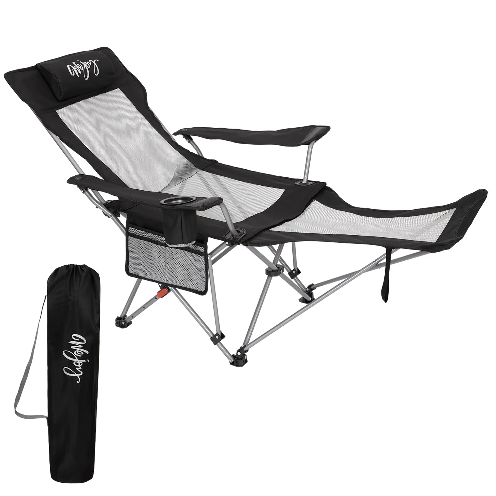 WEJOY 4-Position Reclining Camp Chair