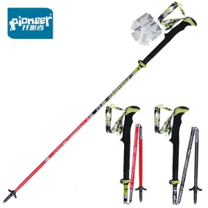 Wi-Fi-enabled Folding Pair Super affordable Poles 1 Nordic Walking Fiber Trekking Carbon Stick Adjustable