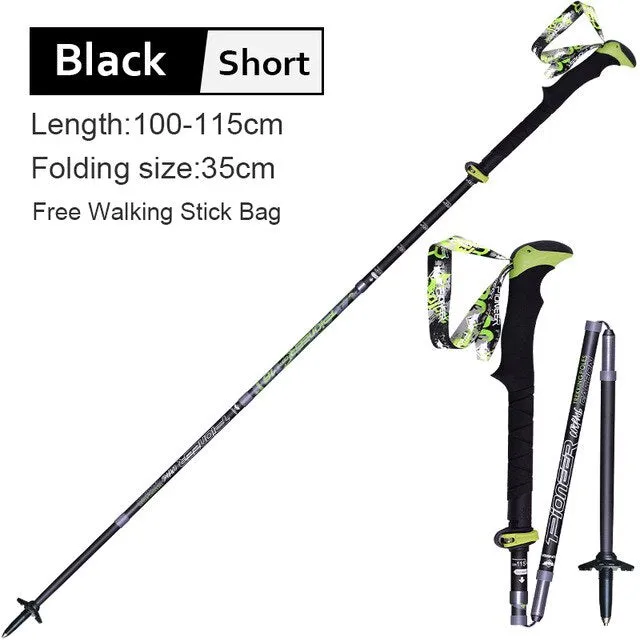 Wi-Fi-enabled Folding Pair Super affordable Poles 1 Nordic Walking Fiber Trekking Carbon Stick Adjustable