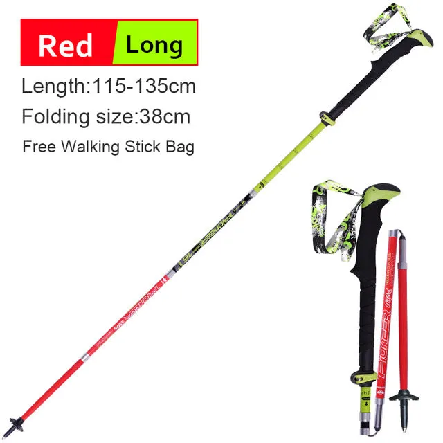 Wi-Fi-enabled Folding Pair Super affordable Poles 1 Nordic Walking Fiber Trekking Carbon Stick Adjustable