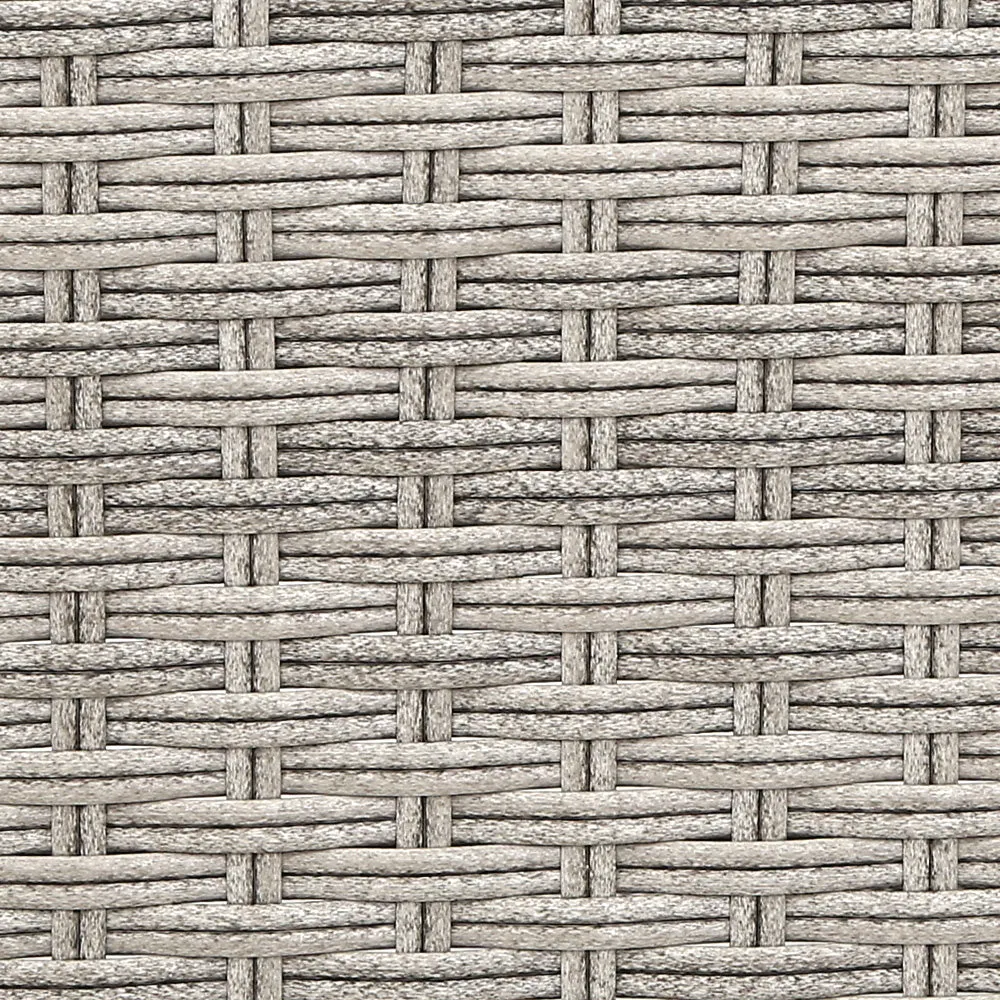 Wicker Outdoor Recliner Chair - Grey