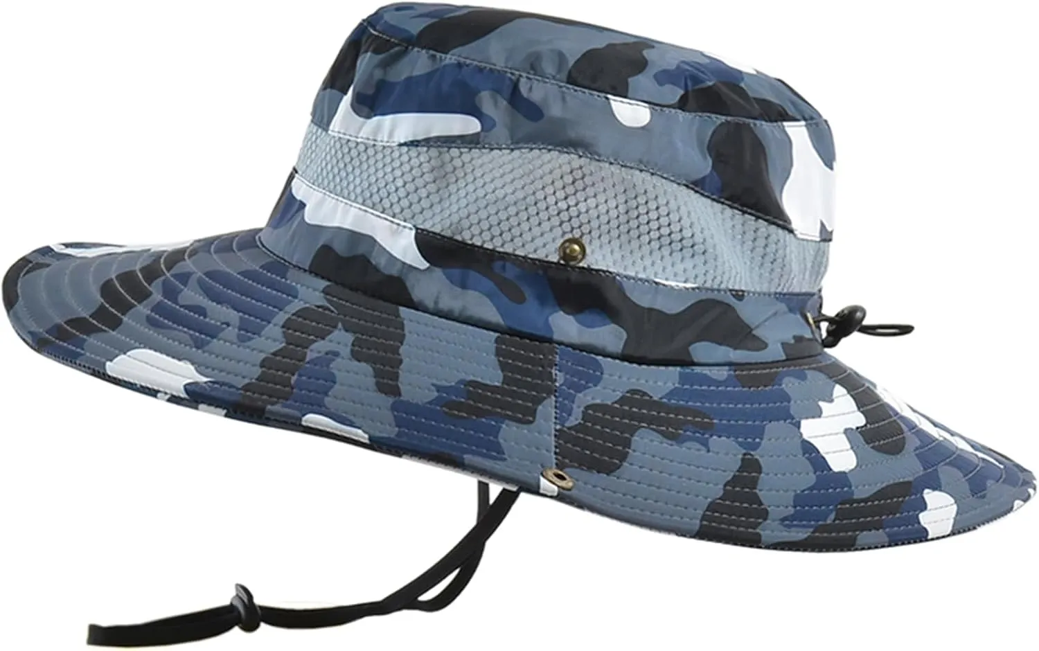 Wide Brim Military Camouflage Hat Summer Fishing Hunting Camping Hiking Cap Outdoor Sun Hat Boonie Hat
