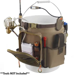 Wild River RIGGER 5 Gallon Bucket Organizer w/Light, Plier Holder & Retractable Lanyard | WL3506