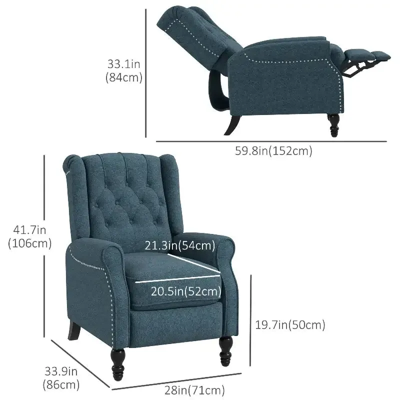 Wingback Reclining Chair