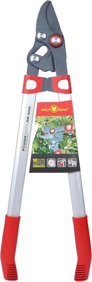 WOLF-Garten RR650 Power Cut Bypass Loppers, Red, 40 mm