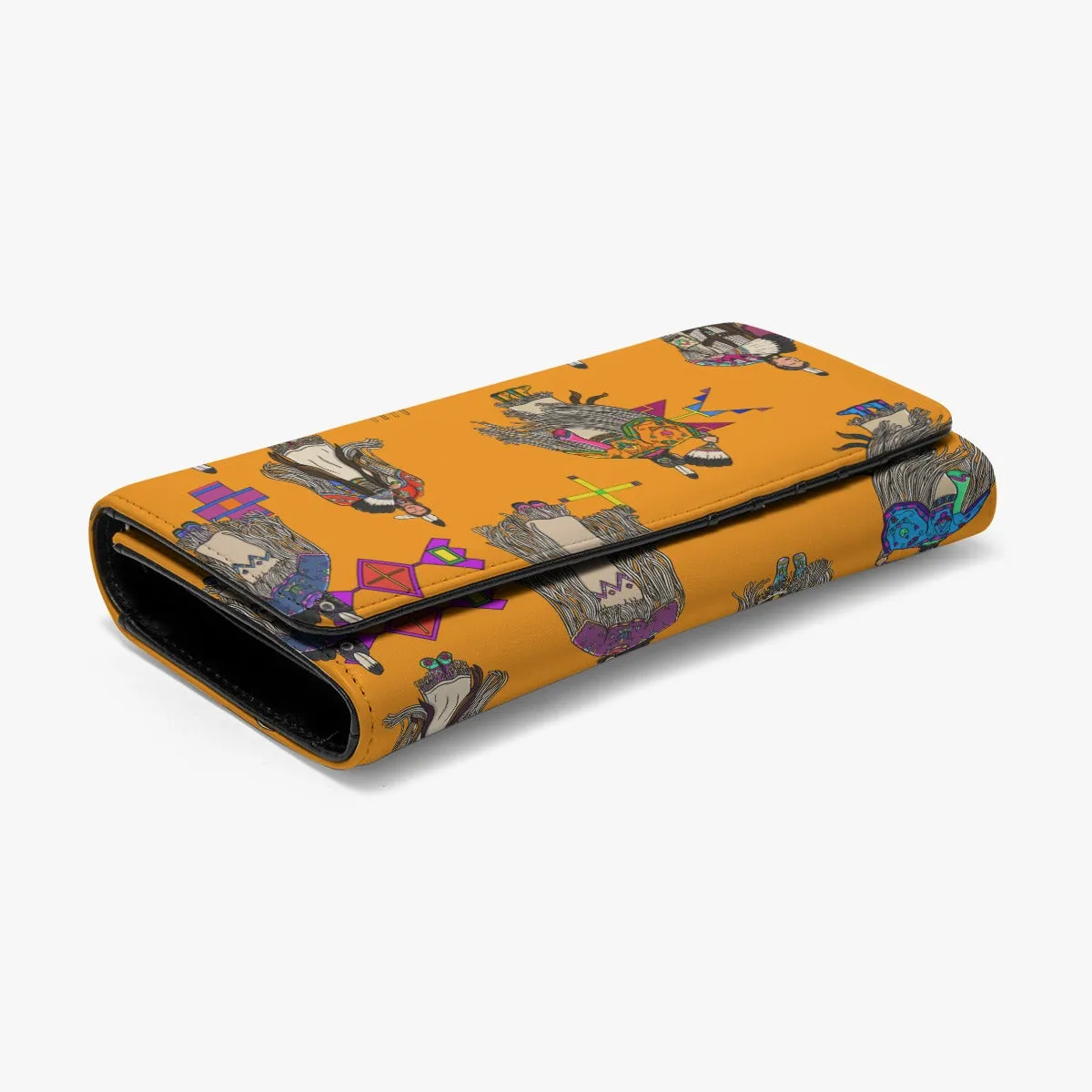 Women's Tradish Dancers Orange Foldable Wallet