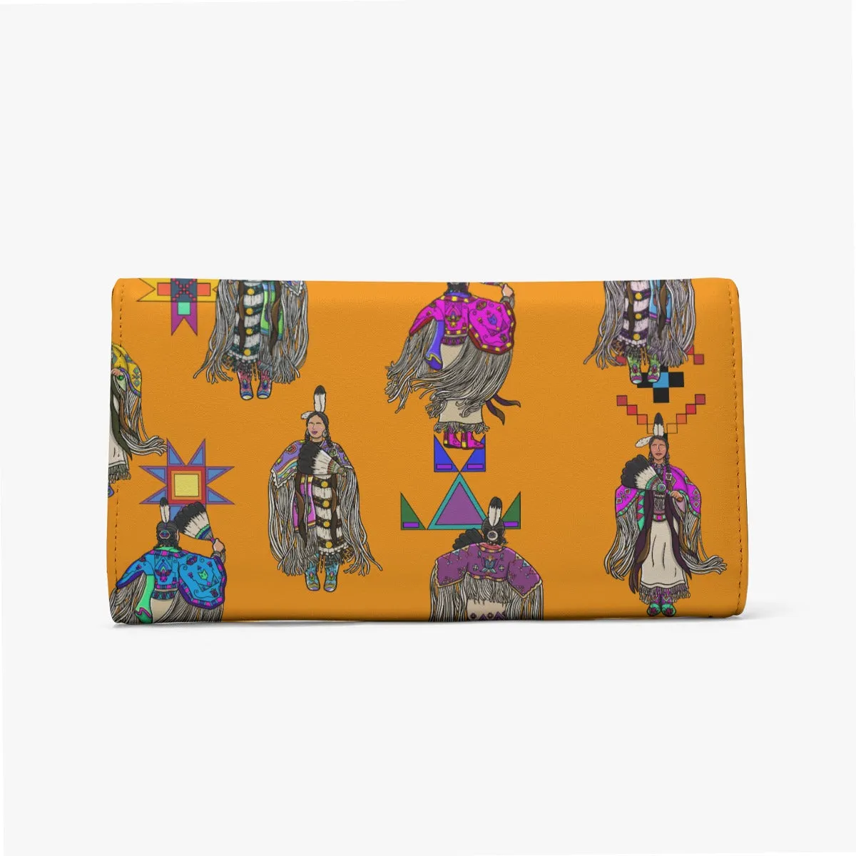 Women's Tradish Dancers Orange Foldable Wallet