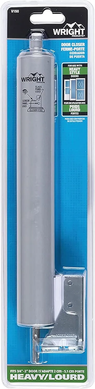 Wright Products V150 Heavy Duty Pneumatic Closer, Aluminum
