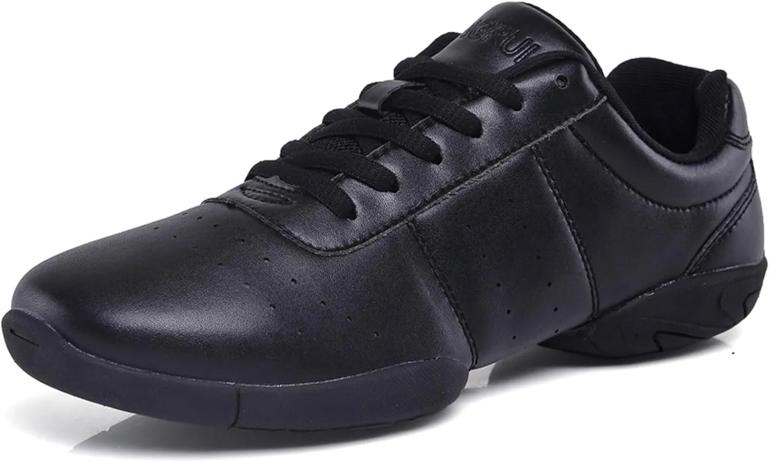 WUIWUIYU Boys Girls Women's Lace Up Aerobics Gymnastics School Cheerleading Dance Sport Shoes Training Sneakers
