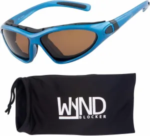 WYND Blocker Vert Motorcycle & Boating Sports Wrap Around Polarized Sunglasses