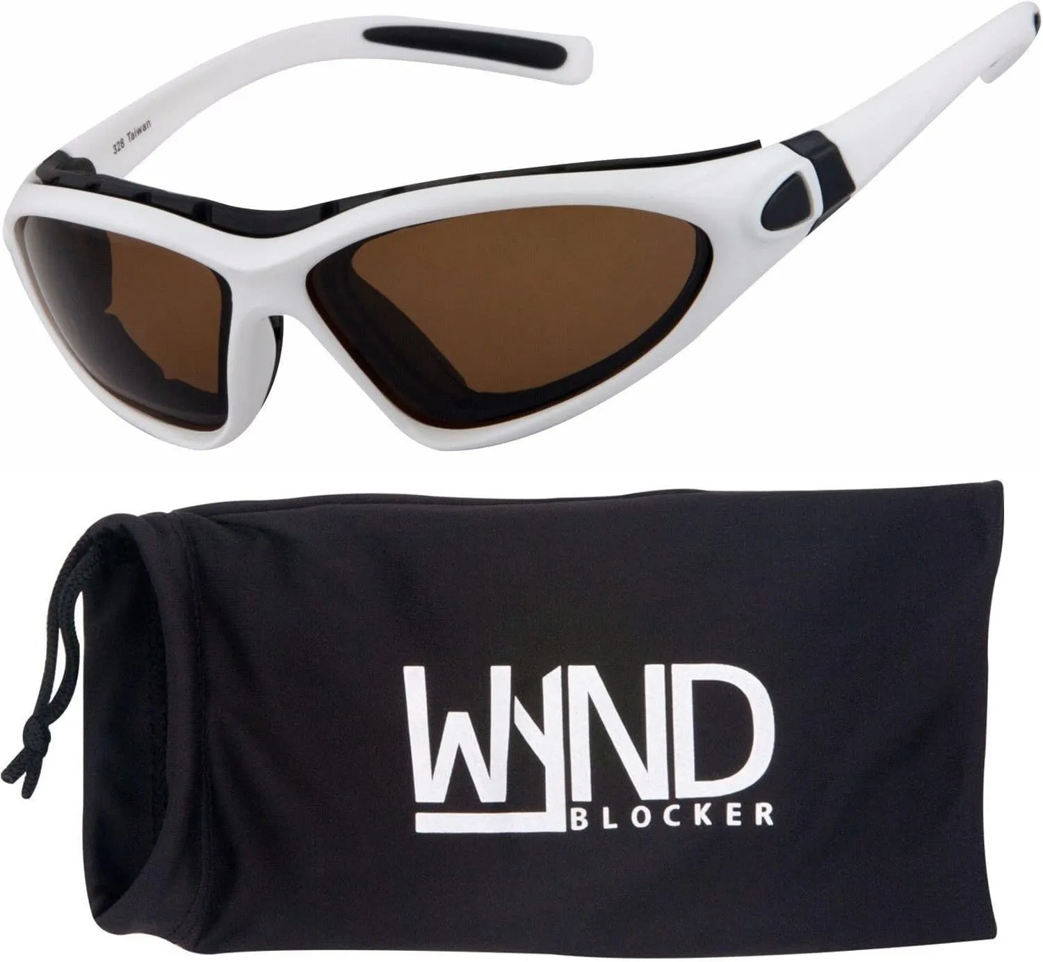 WYND Blocker Vert Motorcycle & Boating Sports Wrap Around Polarized Sunglasses