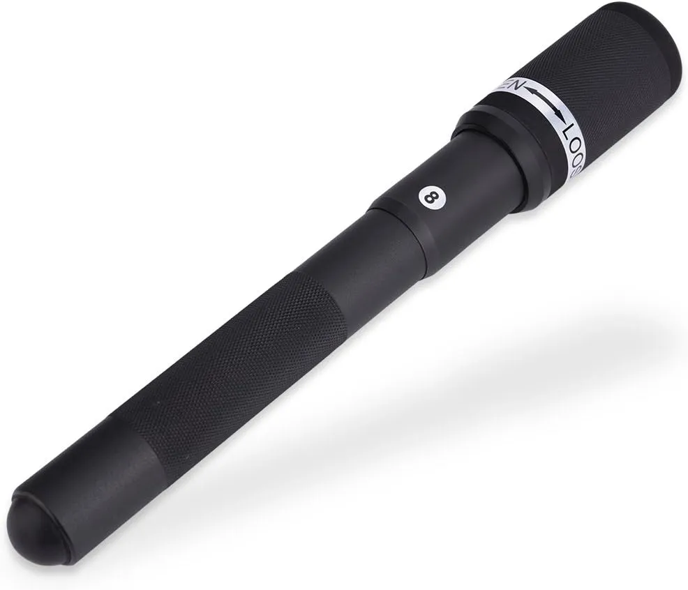 Yosoo Pool Stick Extension, 12.6inch Billiard Pool Cue Extender Aluminium Alloy Telescopic Cue Extension for Billiards Pool Cue Accessory (Black)