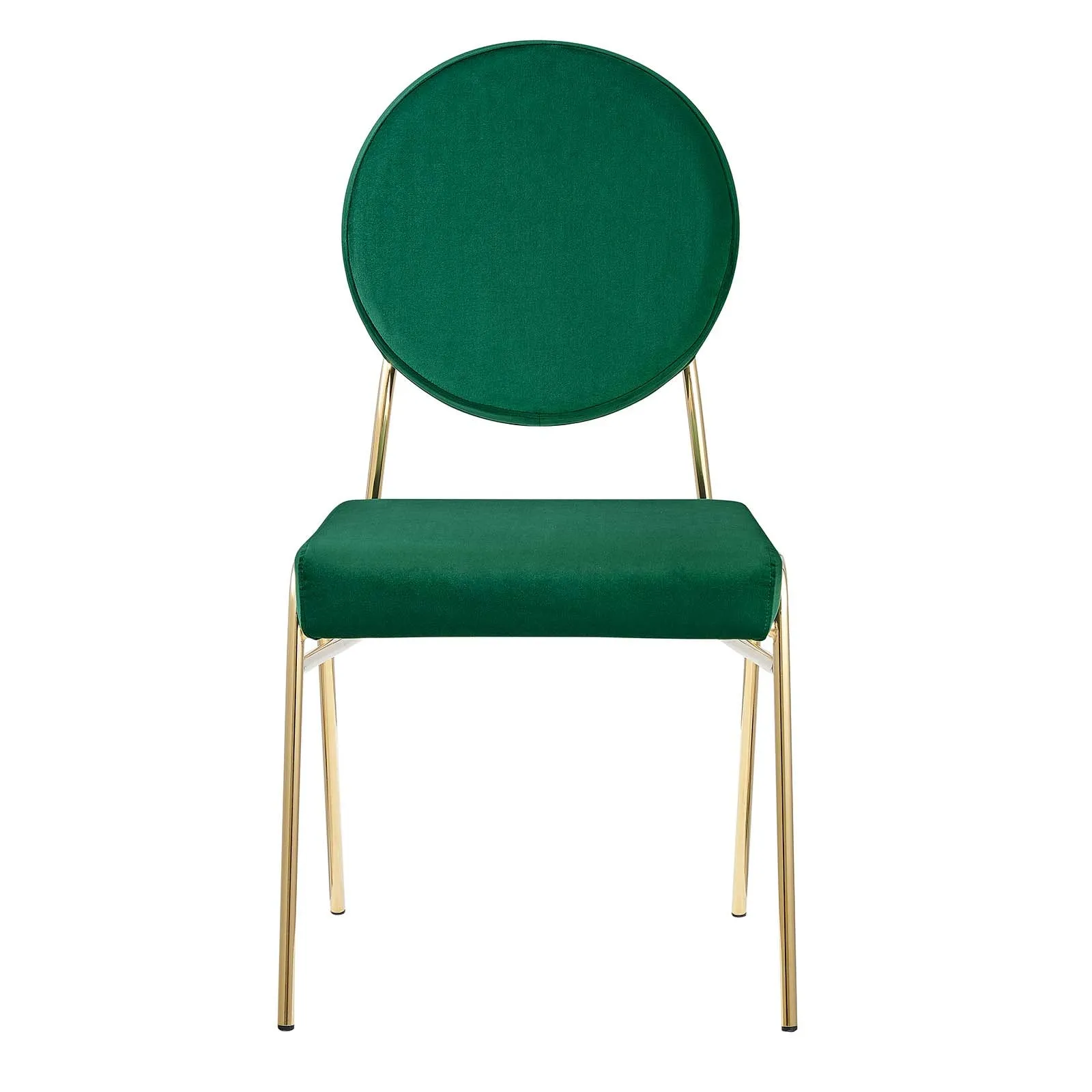 Zephyr Dining Chair in Emerald Velvet