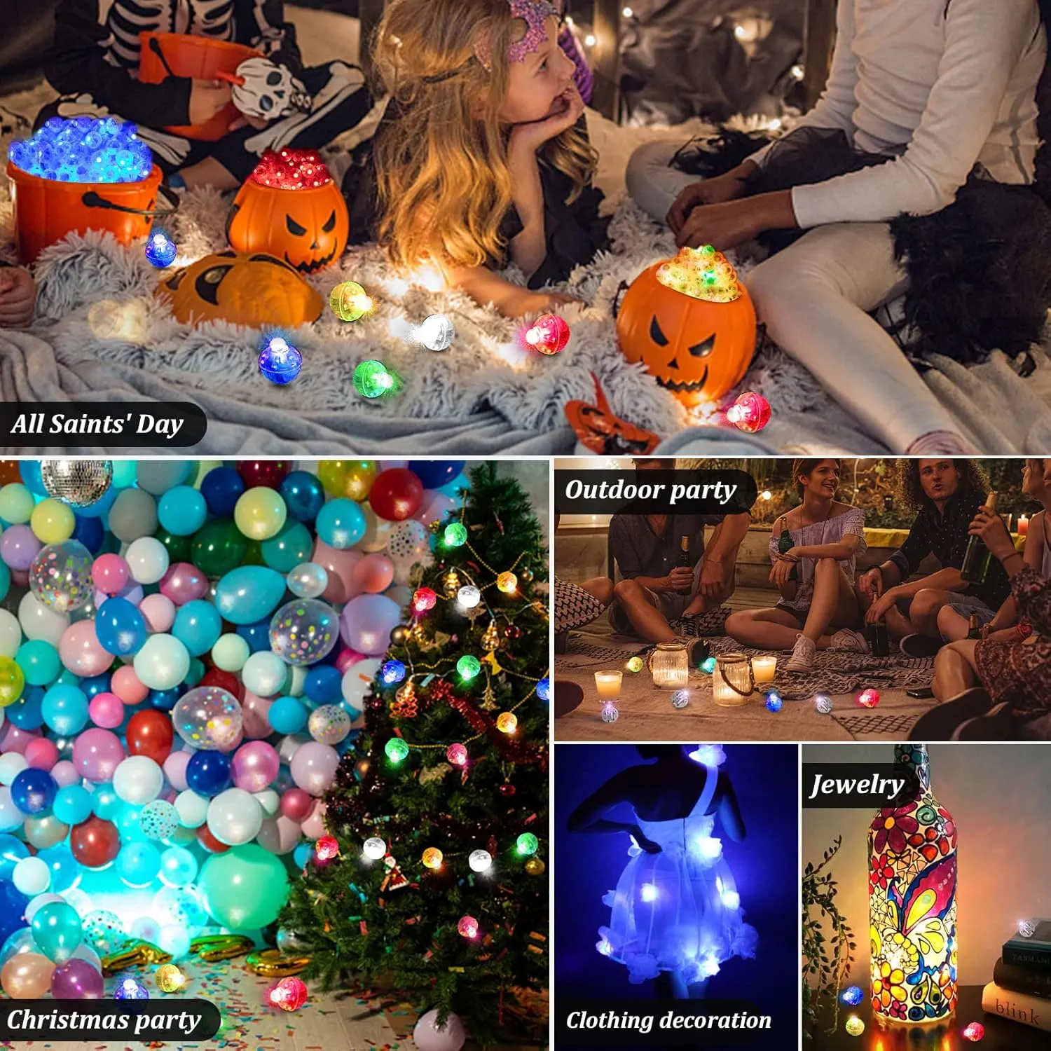 ZGWJ 100PCs Mini Led Lights, Led Balloons Light for Party Decorations Neon Party Lights for Paper Lantern Easter Eggs Birthday Party Wedding Halloween Christmas Decoration(Glow steadily Red)