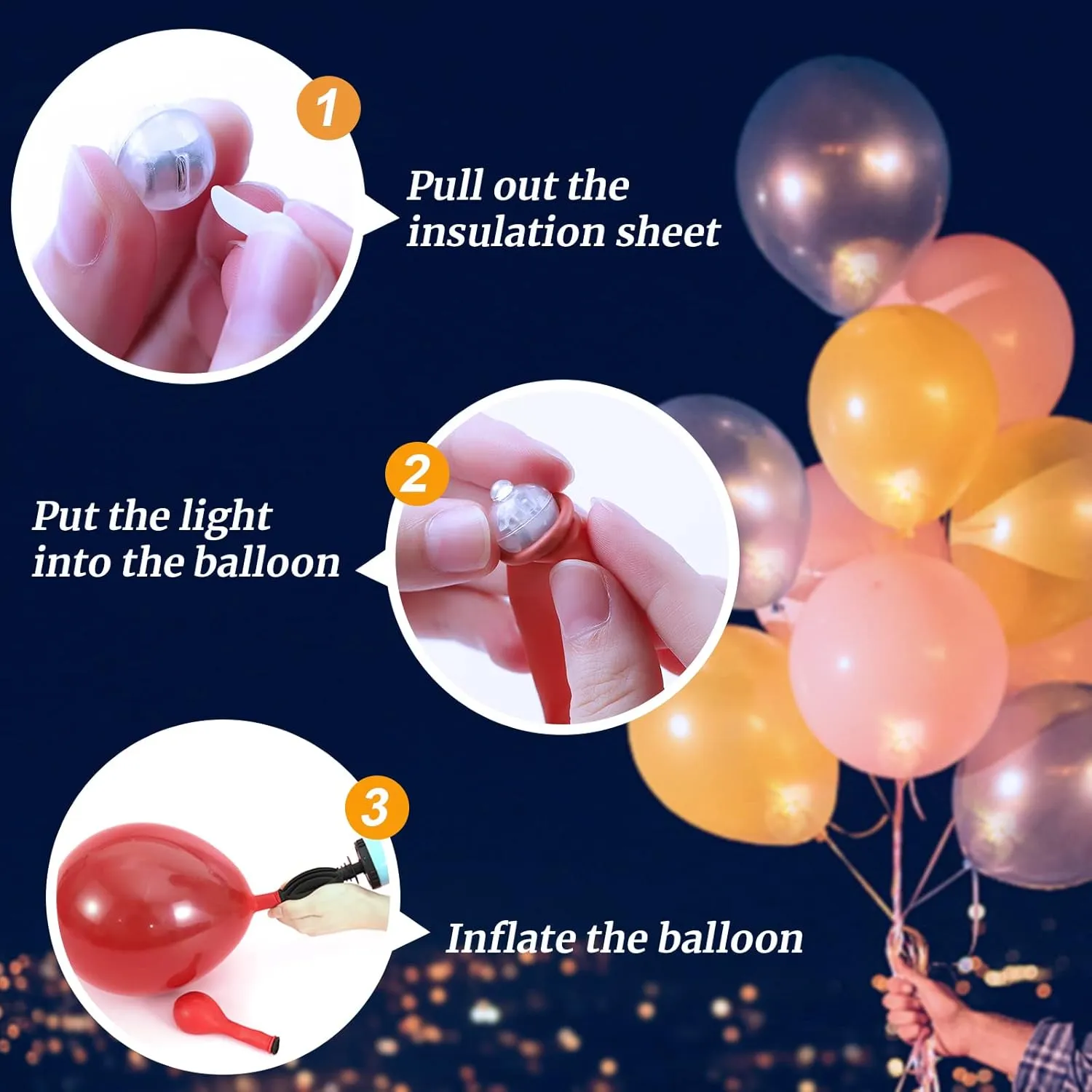 ZGWJ 100PCs Mini Led Lights, Led Balloons Light for Party Decorations Neon Party Lights for Paper Lantern Easter Eggs Birthday Party Wedding Halloween Christmas Decoration(Glow steadily Red)