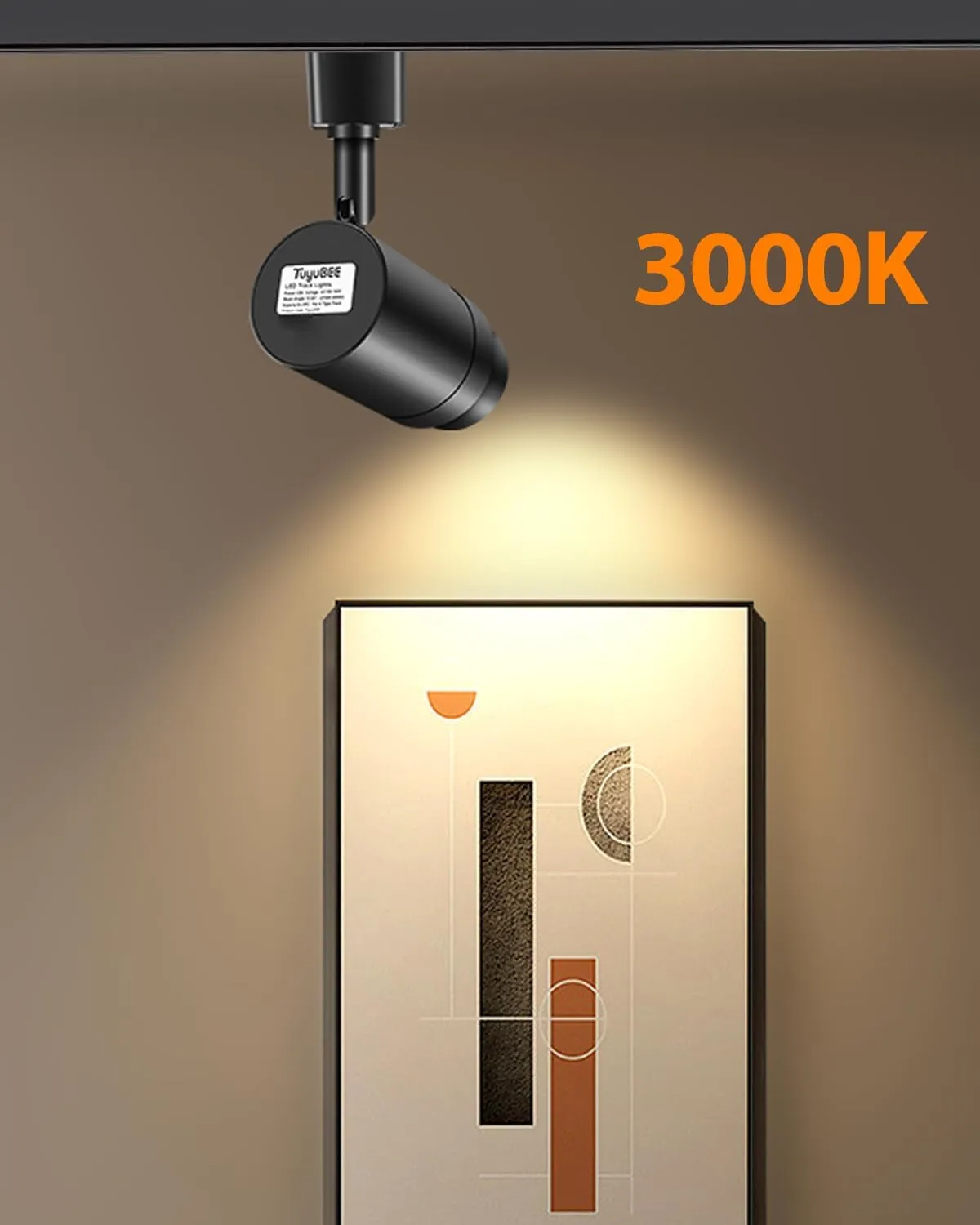 Zoomable H Track Lighting Heads H Type Track Light Heads Dimmable LED Track Lighting Fixtures Ceiling Spot Light, H Style Track Heads for H Track Lighting Rails - Black CRI90 12W 12 Pack 3000K